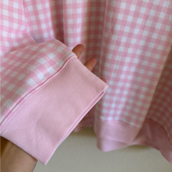 Draper James Pink Checkered Sweatshirt - Size 2X (NWT) - Picture 5 of 9